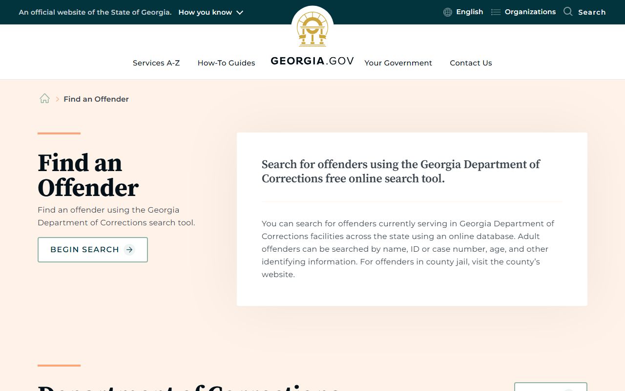 Telfair County arrest records Georgia offender search guidance