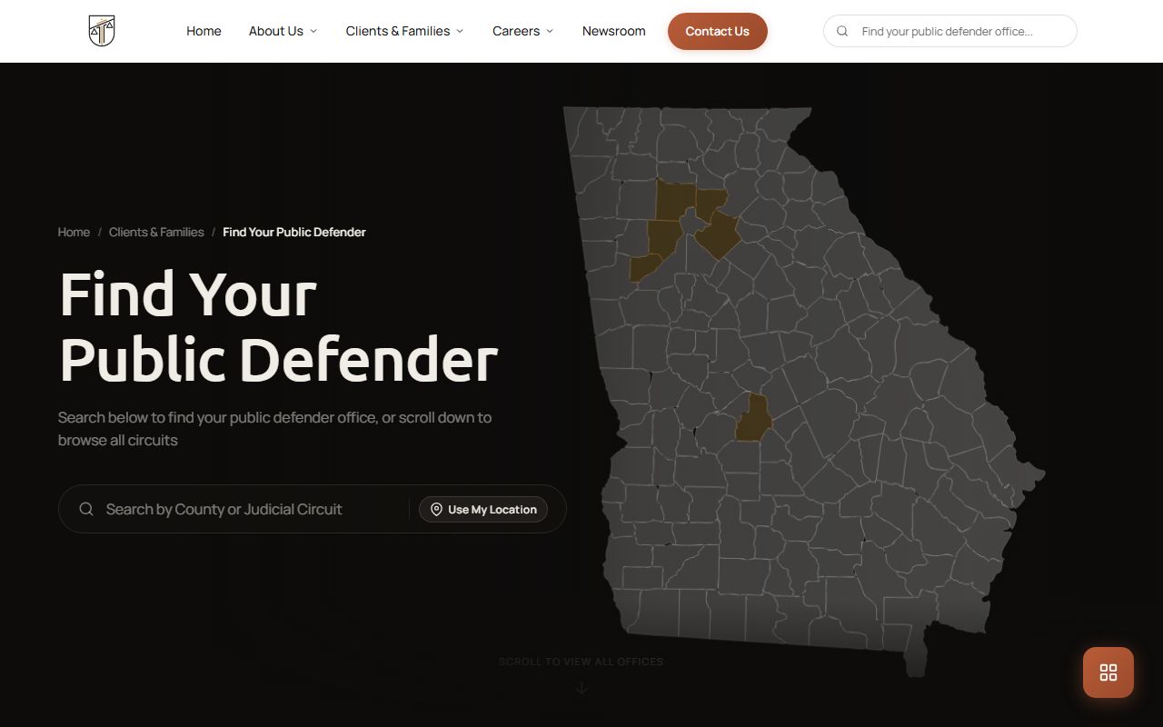 Telfair County criminal court records public defender listing