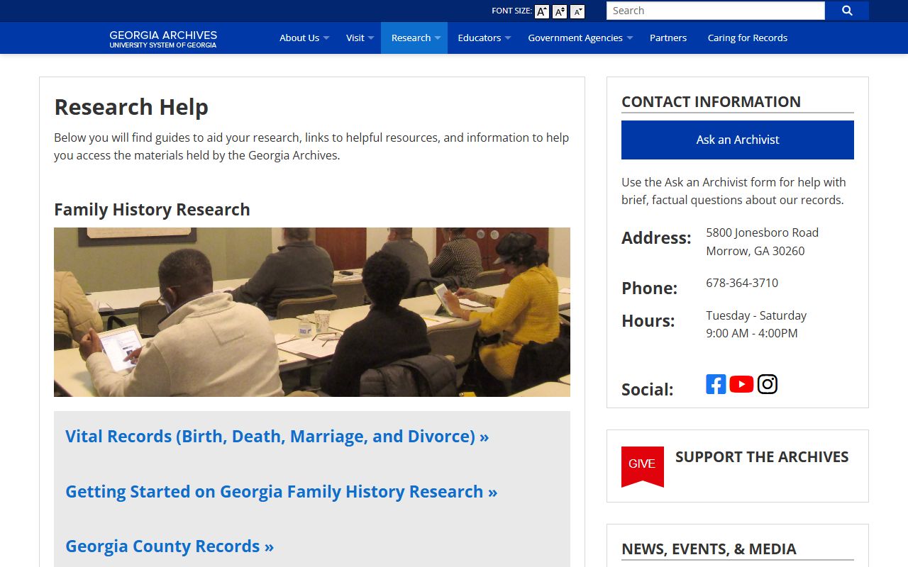 Telfair County probate records Georgia Archives research help